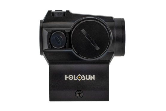 Holosun HE503R-GD Gold Dot Sight features the new rotary knob brightness adjustment